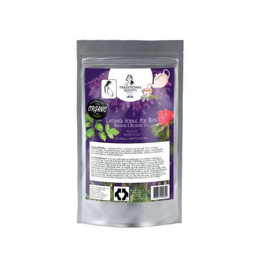 Lavender Herbal Peri Bath/ Birthing & Recovery Tea | Birth & Women's Health, 8 Oz