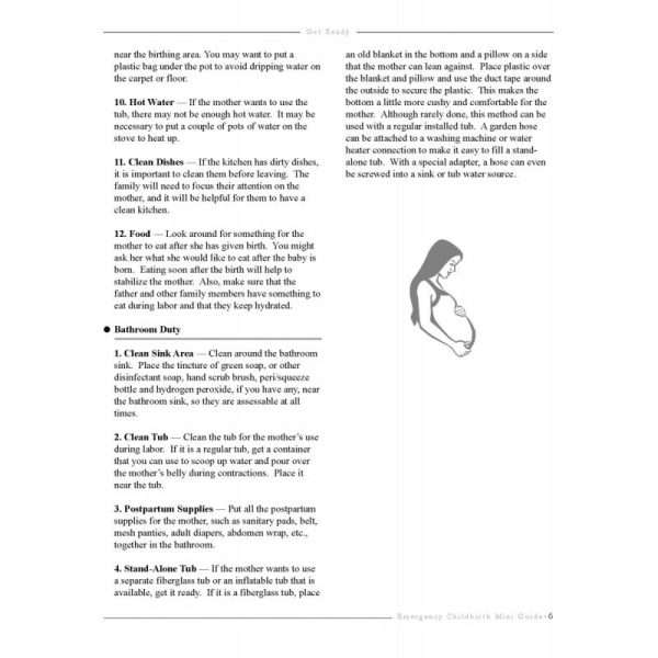 Emergency Childbirth Mini Guide Sunstone Formulas