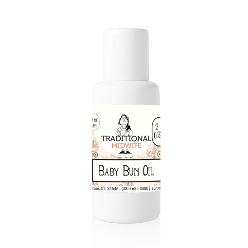 Baby Bum Oil | Newborn Skin Soothing, 2 Fl Oz