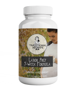 Labor Prep 5-Week Formula | Birth & Women's Health, 115 Veggie Capsules